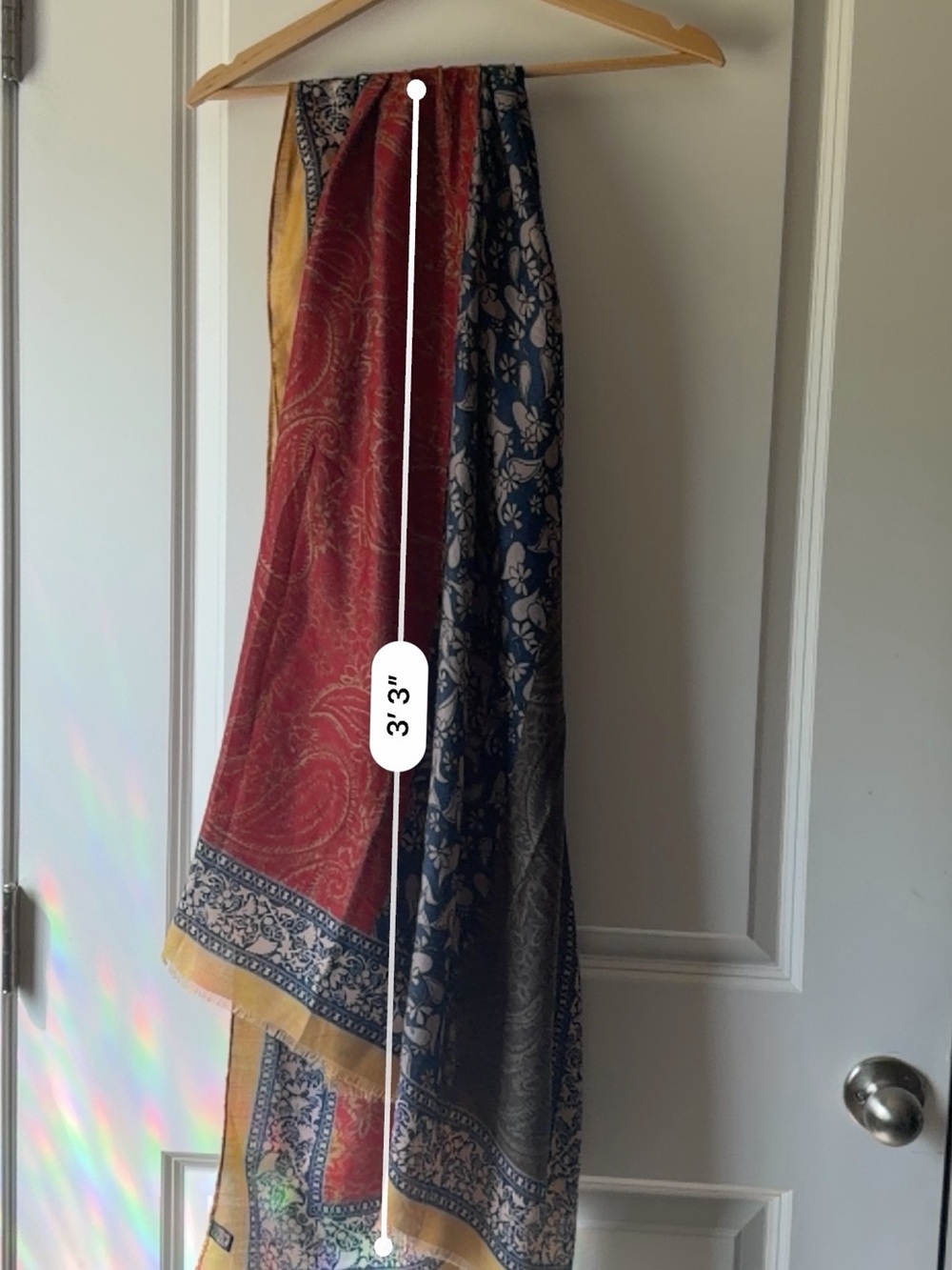 Colorful Multi-Pattern Lightweight Scarf - Picture 6 of 8